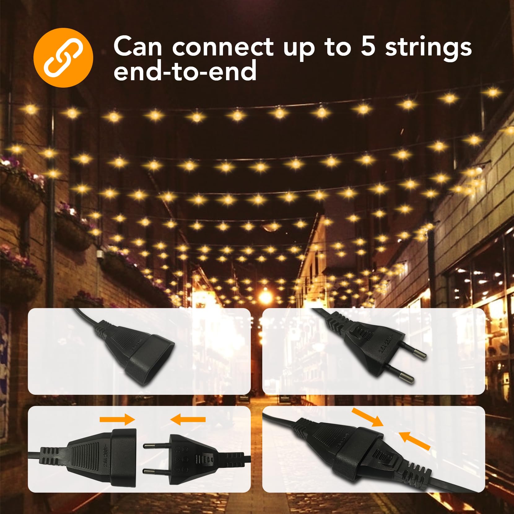 20m 50bulbs Garland G40 String - Outdoor Lighting Sconce recension och pris