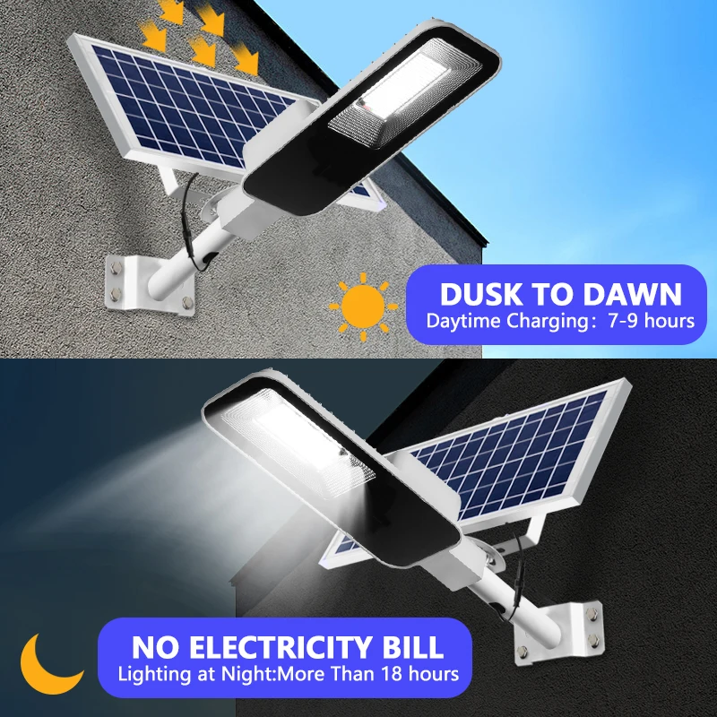 200W Powerful Solar Light Outd - Dusk To Dawn Bulb recension och pris