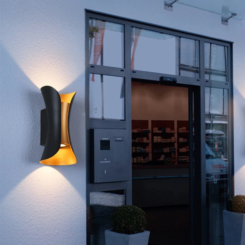LED Wall Lamp 10W Aluminum IP6 - Outdoor Lighting Sconce recension och pris