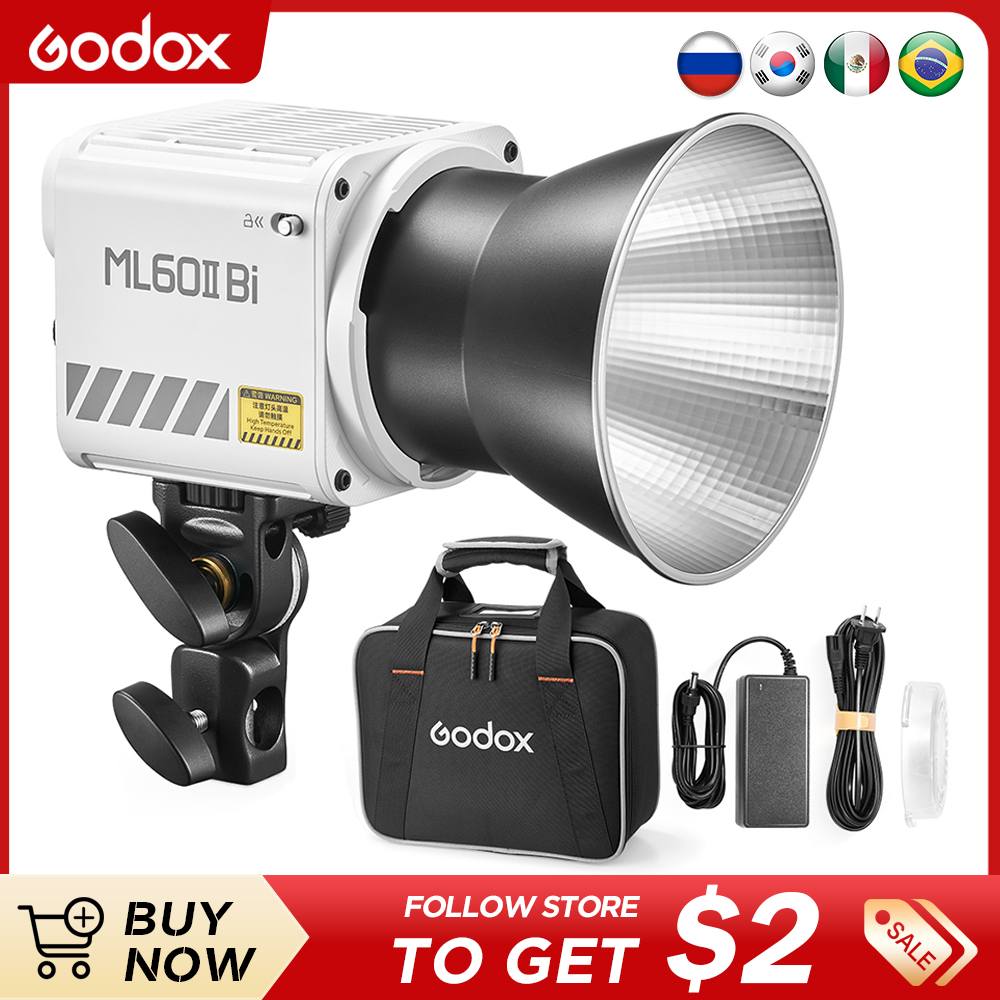 Godox ML60II BI Video Light 28 - Outdoor Lighting Kit Photography recension och pris