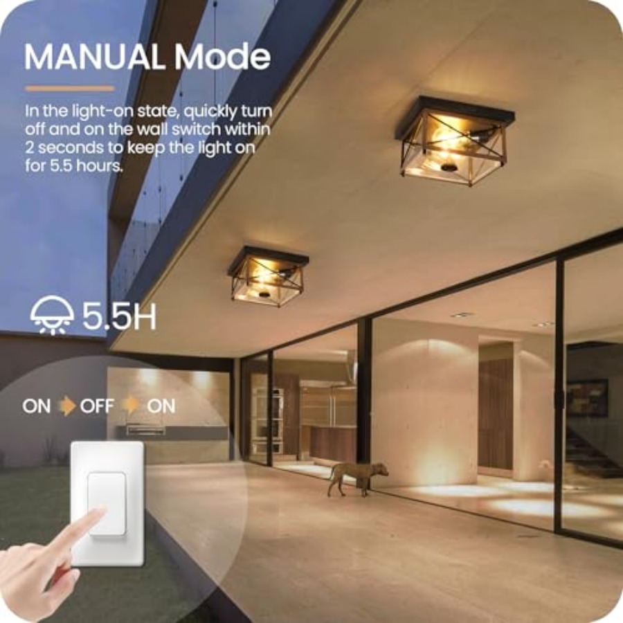 Outdoor Ceiling Light with Mot - Outdoor Lighting With Sensor recension och pris