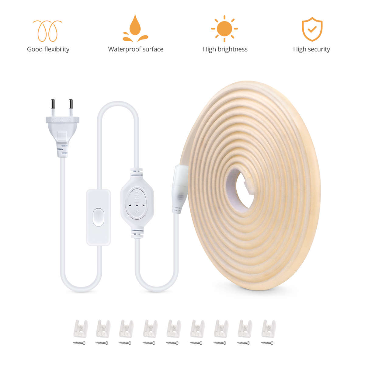 110V 220V COB LED Strip Outdoo - Outdoor Lighting Ideas For Party recension och pris