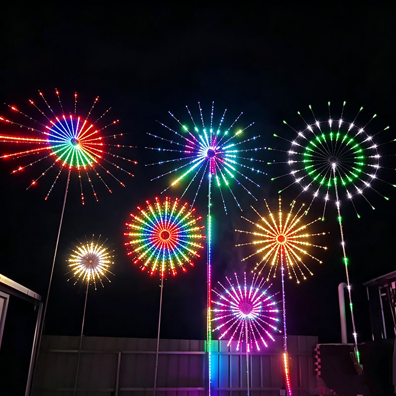 24 Tubes New Year RGB Firework - Outdoor Lighting Year Round recension och pris