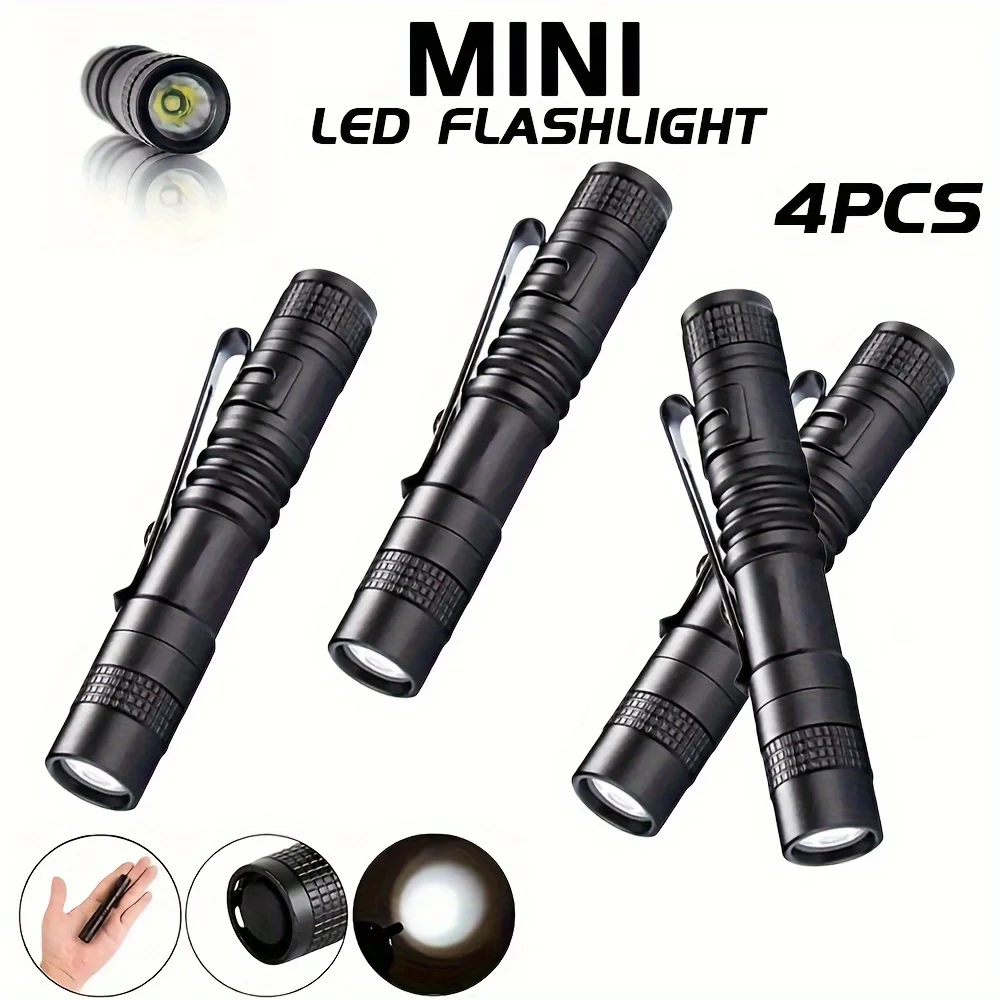 1-4PCS Mini Portable LED Pen L - Outdoor Lighting Ideas recension och pris