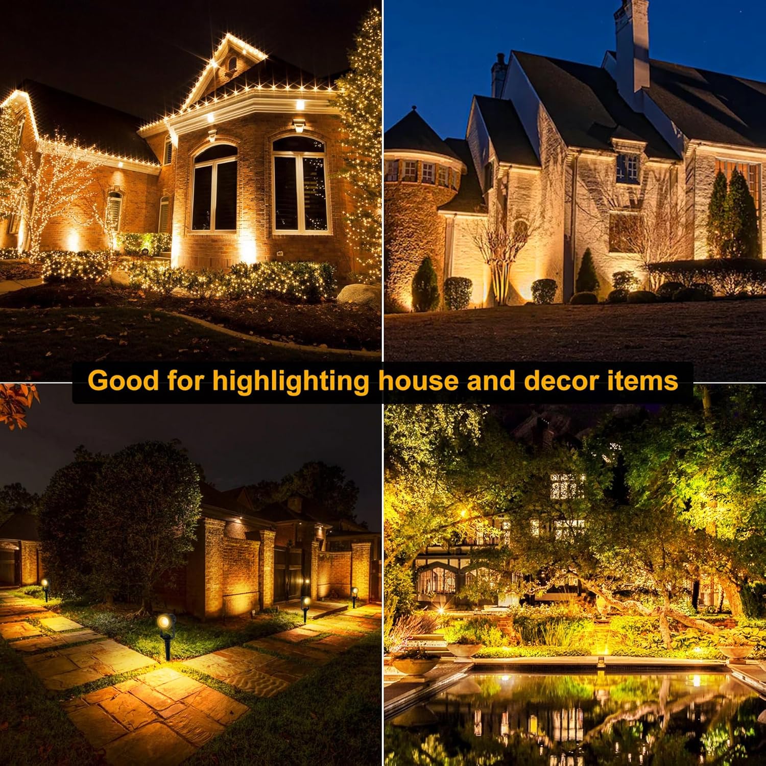 4/6/8LEDS 3000K Outdoor Spotli - Outdoor Lighting Low Voltage recension och pris