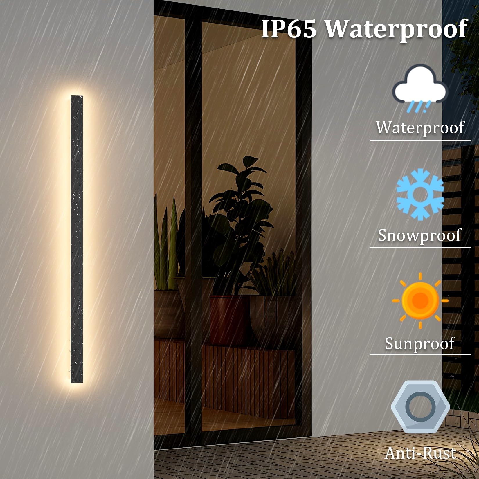 Outdoor IP65 Waterproof LED Wa - Outdoor Lighting Sconce recension och pris