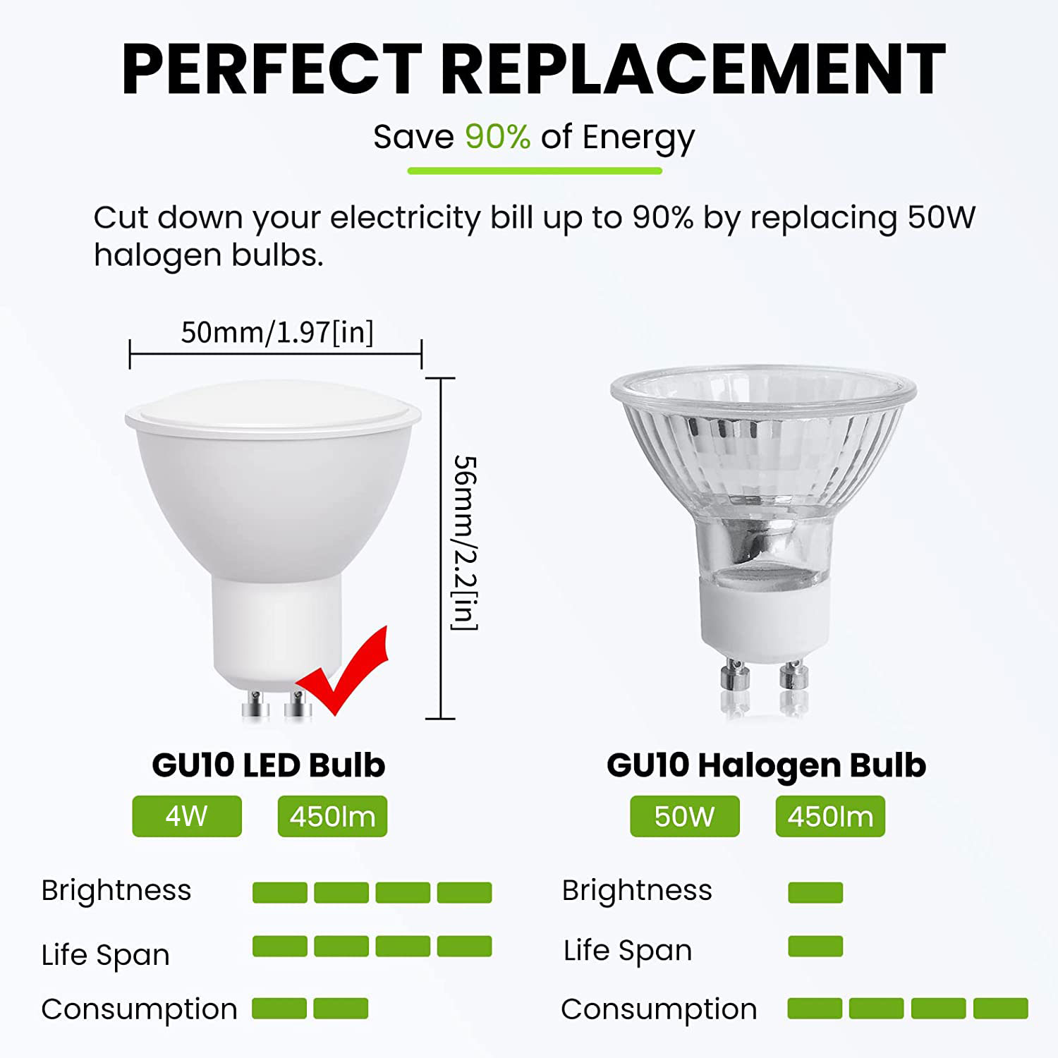 2-Piece Auto Working Light LED - Dusk To Dawn Bulb recension och pris