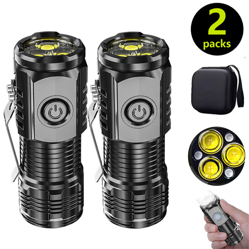 Mini 3LED Flashlight With Pen  - Outdoor Lighting Ideas recension och pris