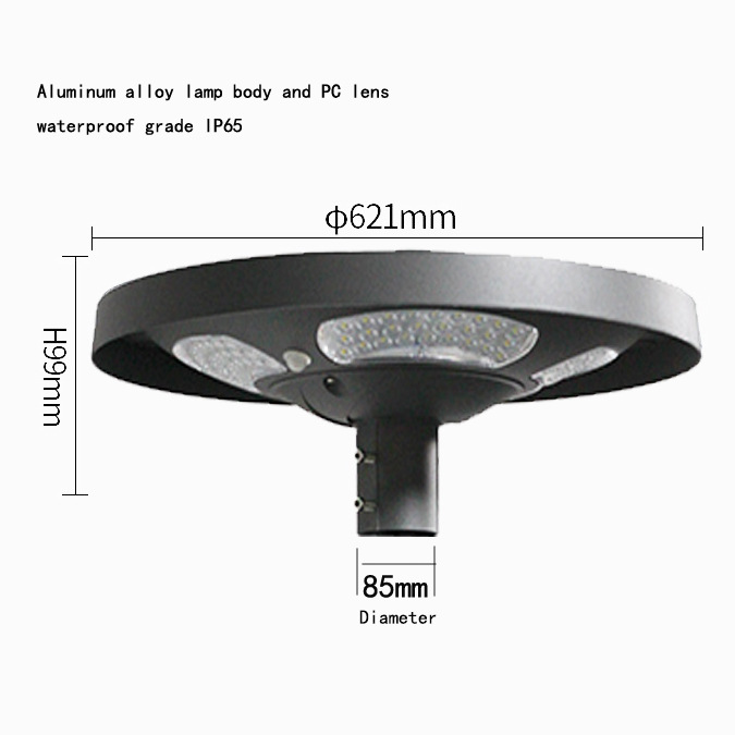 Waterproof IP65 UFO Solar LED  - Outdoor Lighting With Sensor recension och pris