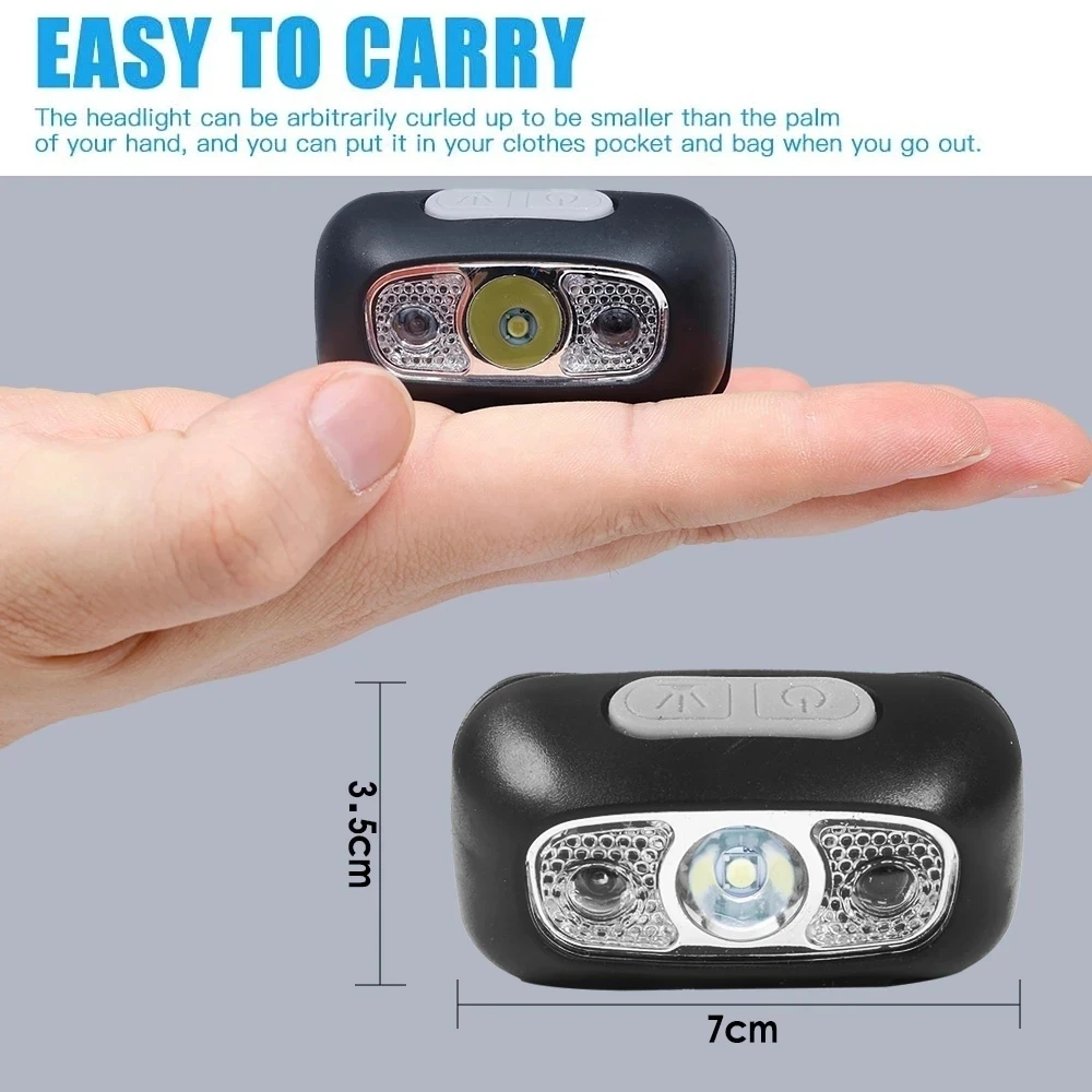 Strong Light Headlamp Portable - Outdoor Lighting With Sensor recension och pris