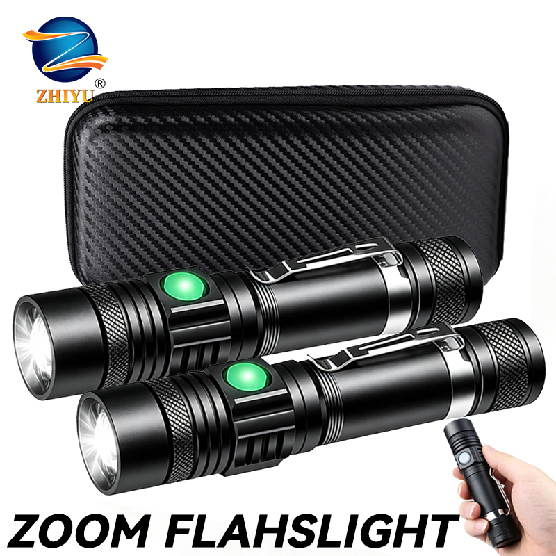 T6 LED Rechargeable Flashlight - Outdoor Lighting Ideas recension och pris