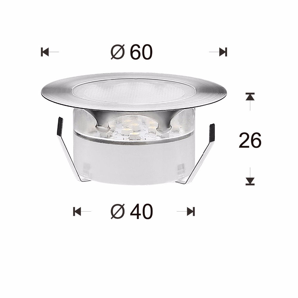 QACA Outdoor Recessed Lamp Low - Outdoor Lighting Low Voltage recension och pris