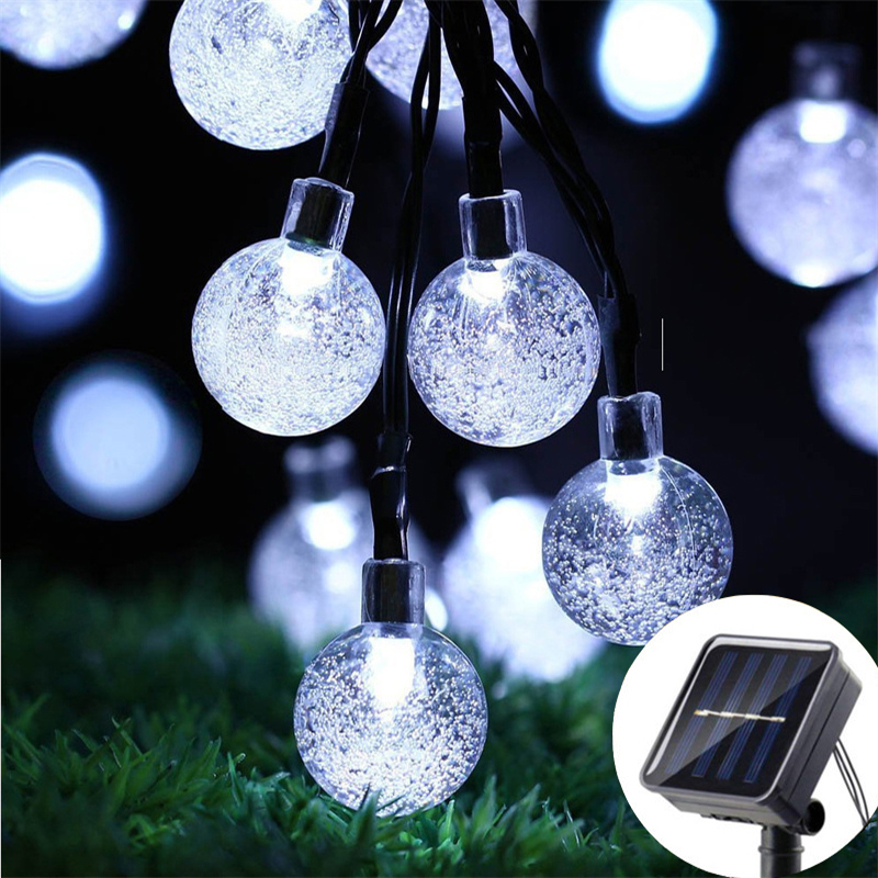 20/50/100 LED Solar Power Crys - Outdoor Lighting Sconce recension och pris