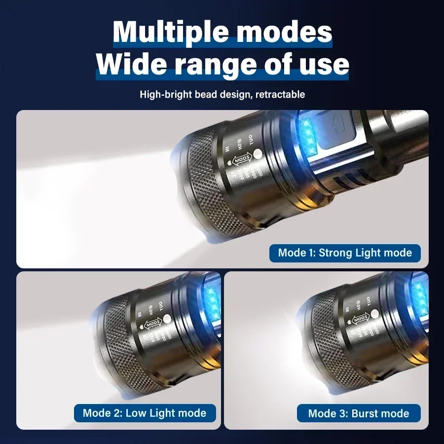Tactical LED Flashlight 2000LM - Outdoor Lighting Ideas For Party recension och pris
