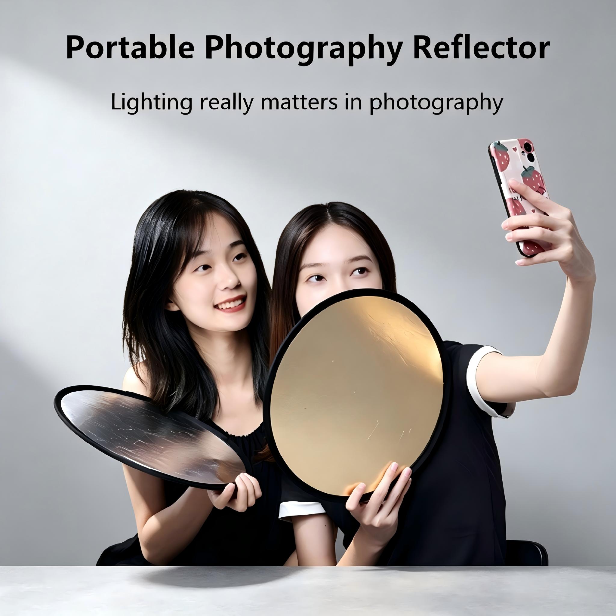 2-in-1 Dual Sided Gold Silver  - Outdoor Lighting Kit Photography recension och pris