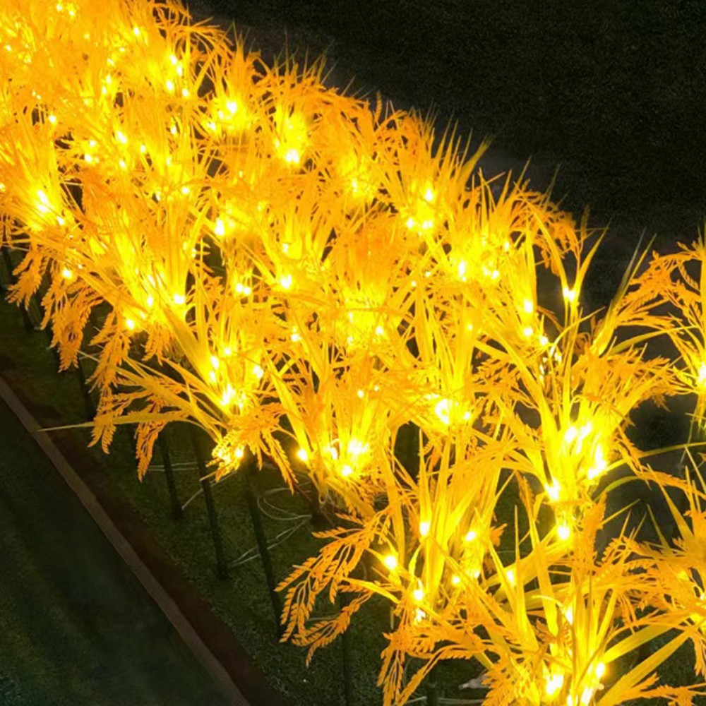 1PC 7Head Solar Powered Wheat  - Outdoor Lighting Ideas For Party recension och pris