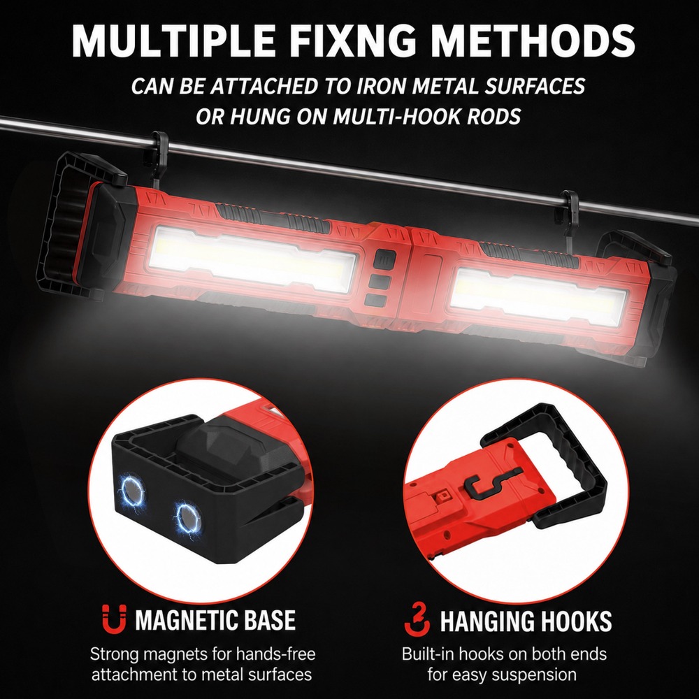 New COB Work Light USB Recharg - Outdoor Lighting Repair recension och pris