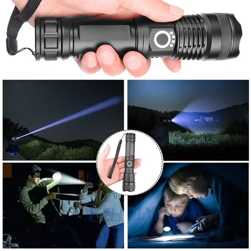 High Power XHP70 Led Flashligh - Outdoor Lighting Ideas recension och pris